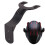 2pcs Helmet Rack Wall Mounted Wall-Mounted Helmet Rack ForMotorcycle No-Drill Safety Hook Storage Space-Saving Hanger 4