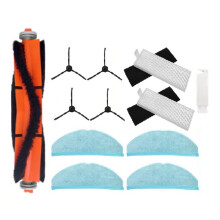 12 Pcs for Homerun 7000 Series XU7100/01 XU7100/02 Vacuum Main Side Brush Mop Filter