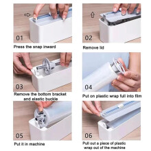 Aluminum Film Wrap Cutter WallMount Paper Towel Holder Cling Cutting Holder Plastic Wrap Dispenser Kitchen Organizer