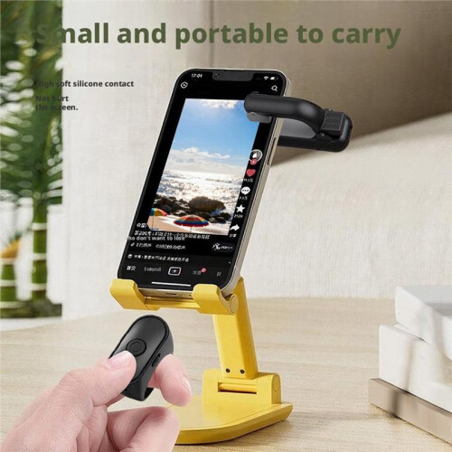 Portable Remote Control Page Turner Ring for  Tablet Automatic Remote Page Turning Controller Reading Turning Tool