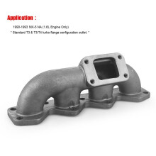 Cast Iron Turbo Manifold Fitting Header for Miata 1990-1993 MX-5 1.6L T3/T4 Car Accessories