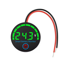 LED Battery Level Indicator Digital Voltmeter 12V/24V/36V/48V Voltage Charge Tester Lithium Battery Capacity Board Green