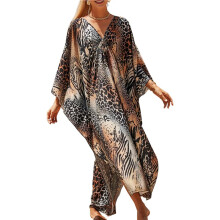 Kaftan Dresses for Women Stylish Caftans Size Beach Cover Soft Loungewear 7 One Size