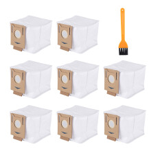 8 Pack Dust Vacuum Bags 2.5L for  DEEBOT OZMO T8 AIVI T8 Max T8 Series T9 Series N8 Pro  N8 Pro Robot Vacuum