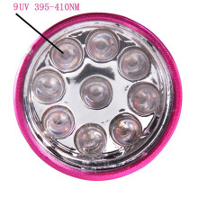 LáMpara de UñAs UV 9 LED, Secador Profesional, Gel de Curado, Luz de Esmalte, Secador de Mano, Linterna, Herramientas Profesionales para el Arte de