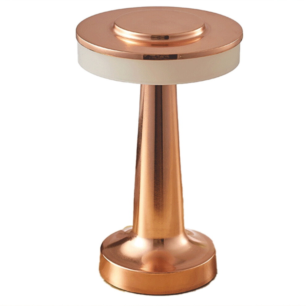 Touch LED Rechargeable Table Lamp Dining Table Bar Table Lamp Outdoor Small Night Lamp Decorative Table Lamp,Bronze