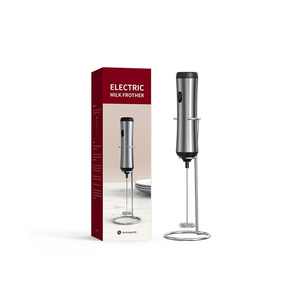 Portable Rechargeable Electric Milk Frother Foam Maker Handheld Foamer High Speeds Drink Mixer Coffee Frothing Wand B 4713989105586