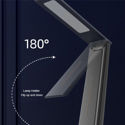 LED Folding Desk Lamp Charging Touch Control Dimmable Desktop Eye Protection Reading Study Office Bedroom Bedside Lamp 2