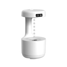600ML Luftbefeuchter Home Anti-Schwerkraft-WassertröPfchen Ultraschall-KüHlnebel-Hersteller mit LED-Anzeige für Schlafzimmer-BüRo