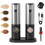 Rechargeable Electric Salt and Pepper Grinder Set with Double Charging Base, USB Cable, Automatic Salt Pepper Grinder 2