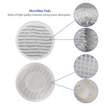 2 Pcs Mop Pads Replacement for S7000 S7001 T2 T21 U6002 Steam & Scrub All in One Scrubbing Mops