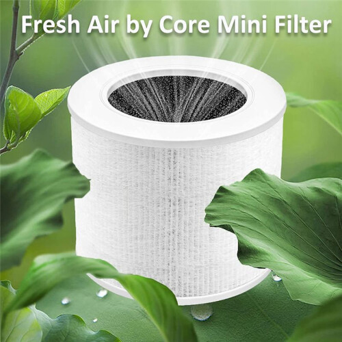 Replacement Filter for LEVOIT Core  Air Purifier, 3-In-1 H13 True HEPA Filter, Part Core -RF 2