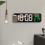 Digital Wall Clock Temperature and Humidity Display Night Mode Table Alarm Clock 12/24H Electronic LED Clock 2