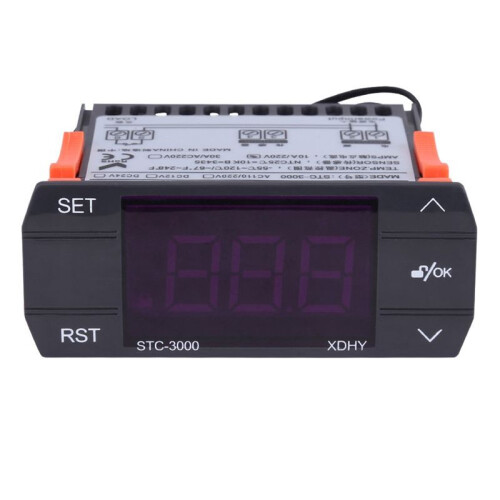 STC-3000 Digital Temperaturkontrolltermostat med Sensor 110-220V 30A