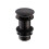 NES Home Nes Home Black Big Cap Push Button Unslotted Basin Sprung Waste 1