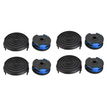 1Set 20115E-B Nylon 4 Spool Set with 4 Cover for Harbor for Freight / 20115EB Double-Ply Spool Trimmer