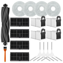 18PCS for L10S Ultra Gen 2 Vacuum Cleaner Parts Main Side Brush Hepa Filter Mop Cloth Dust Bag