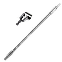 Right Angle Drill Adapter Flexible Shaft Power Impact Screw Driver Flex Extension Hex Bit Holder Small