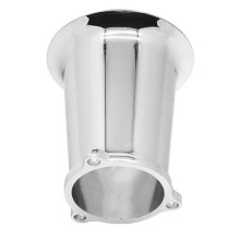 Air Filter Interface Cup Horn Velocity Stack Billet Aluminum Velocity Stack for Chrome Cv Carburetor