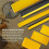 7-Piece Hand Sanding Block Set, Handheld Hook & Loop Sander Pads - Rectangle, Flat, Round, Curved, Contoured Shapes 5