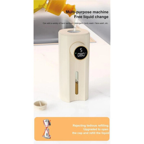 Automatic Liquid Soap Dispenser Kitchen Liquid Soap Dispenser Rechargeable Bathroom Motion Sensor Hand Sanitizer