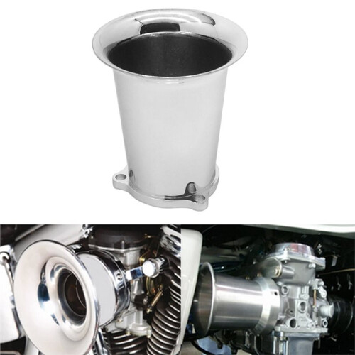 Air Filter Interface Cup Horn Velocity Stack Billet Aluminum Velocity Stack for  Chrome Cv Carburetor 1