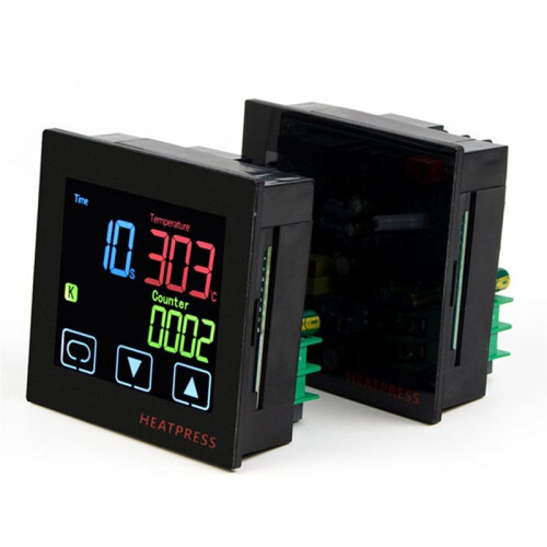 40A SSR Heat Press Machine Thermostat with Timer and Counter  Hot Stamping PID Temperature Controller 2
