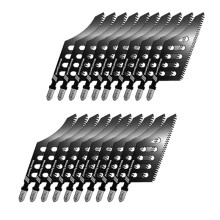 20PCS Jigsaw Blades Heavy Duty T-Shank Wood Aluminum Cutting Coarse Teeth Tight Spaces Cut Tools
