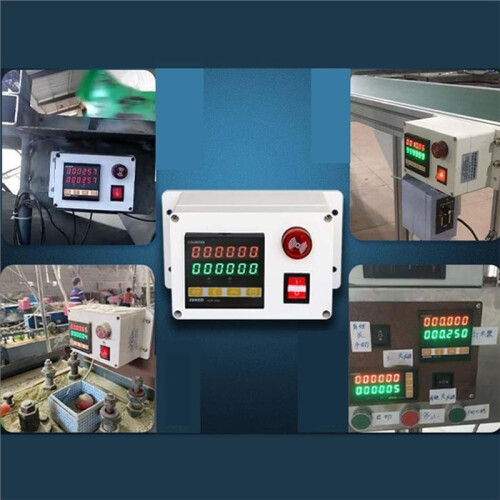 Automatic Induction Counter, Digital, Count  to 999999, 70CM Sensing Distance, Auto Totalizer, for Factories Eu Plug 2