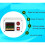 Automatic Induction Counter, Digital, Count  to 999999, 70CM Sensing Distance, Auto Totalizer, for Factories Eu Plug 3