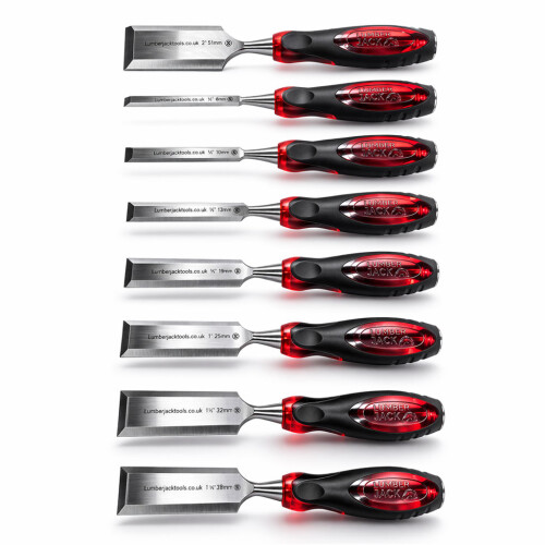 Lumberjack Chisel Set with Split-Proof Handles 8Pc 2