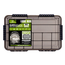 SAMOLLA Caja de Herramientas de Pesca Mediana Caja de Almacenamiento de Cebo de Pesca Caja de Anzuelos de Doble Cara Contenedor de Cebo de Pesca