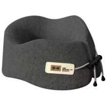 Memory Foam U-Förmiges Kissen Reise-Nackenstütze Schlafkissen Schulterstütze U-Kissen Flugzeugreise Nackenkissen Charmantes Schwarz