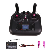 HOT RC HT-10A Ten Channel Color Screen Remote Control for Remote Control of Model Aircraft and Drone FPV Left Hand
