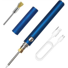 Rechargeable Thread Zapper Tool:Replaceable Tip for Finishing Threads Ends of Beading,Embroidery,Leather Sewing A
