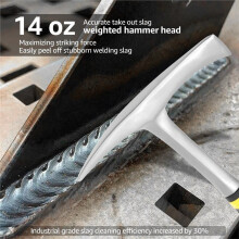 14 Oz Meißelhammer Aus Kohlenstoffstahl mit Rutschfestem, Ergonomischem Griff zum Gratschleifen