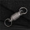 Titanium Alloy Magnetic Key Holder, Quick Release Keychain, Detachable Keychain, Safely Lock System, 360  Rotatable 4