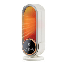 Calefactor de Interior de Bajo Consumo, 1200 W, PTC, Calentamiento Rápido, Tecnología Cerámica, Termostato Ajustable, A Enchufe UE.