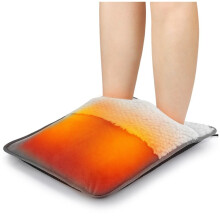 Portable USB Electric Foot Heating Pad Washable Soft Plush Foot Heater Winter Foot Warming Mat for Bed,Under Desk