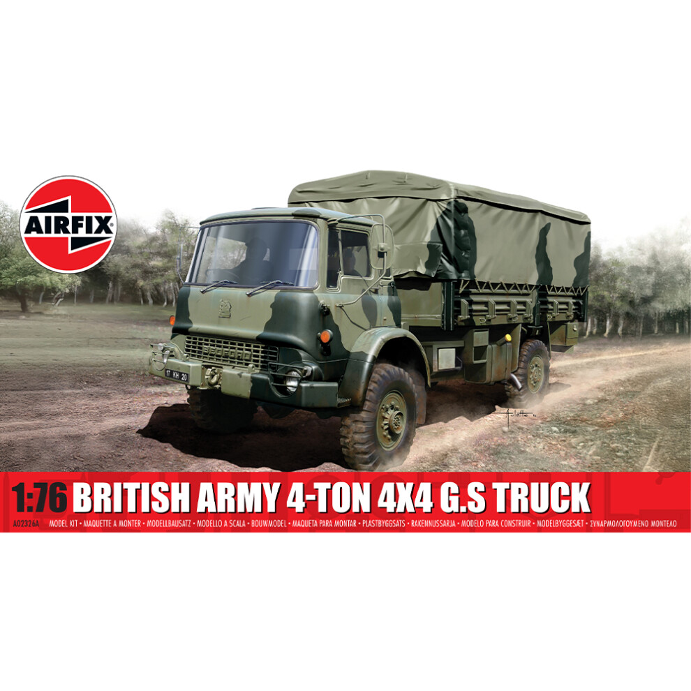 Airfix 1/76 British Army 4-ton 4 x 4 G.S Truck - A02326A - Image 9