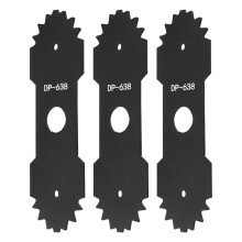 3pcs 9 Inch 638006008 Edger Blade for Homelite Edger, Edger Blade Replacement 638006008 638006007