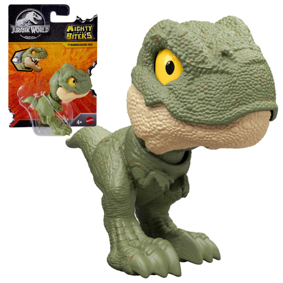 Jurassic World Jurassic World: Mighty Little Biters - T.rex - Dinosaur Toy Mattel Jfc87