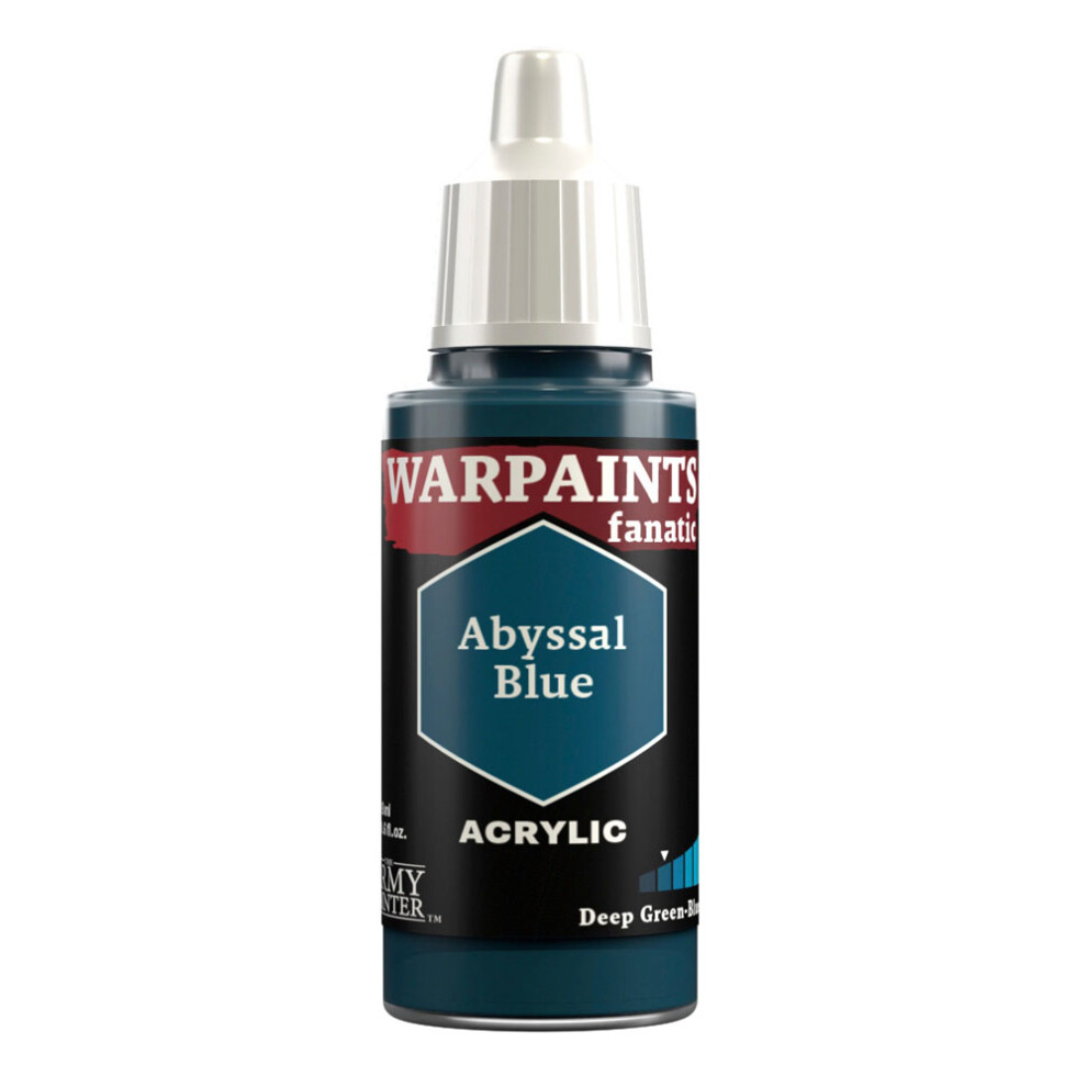 The Army Painter Warpaints Fanatic: Abyssal Blue 18ml Acrylic Paint WP3032P-image-OPC-PFZ5NTT-NEW