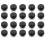 20PCS Thin Knob Cap Potentiometer Knob 12x6MM Volume Power Amplifier Adjustment Cap 1