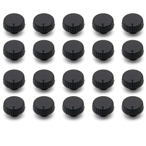 20PCS Thin Knob Cap Potentiometer Knob 12x6MM Volume Power Amplifier Adjustment Cap