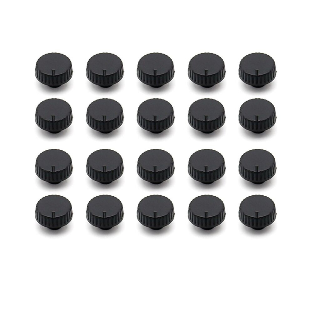20Pcs Thin Knob Cap Potentiometer Knob 12X6mm Volume Power Amplifier Adjustment Cap 4711852833437