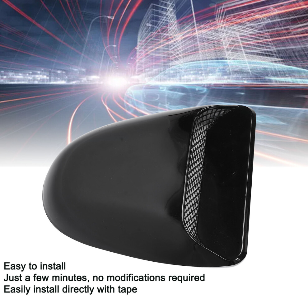 Universal Paste Hood Scoop Racing Style Abs Black 7055741340093