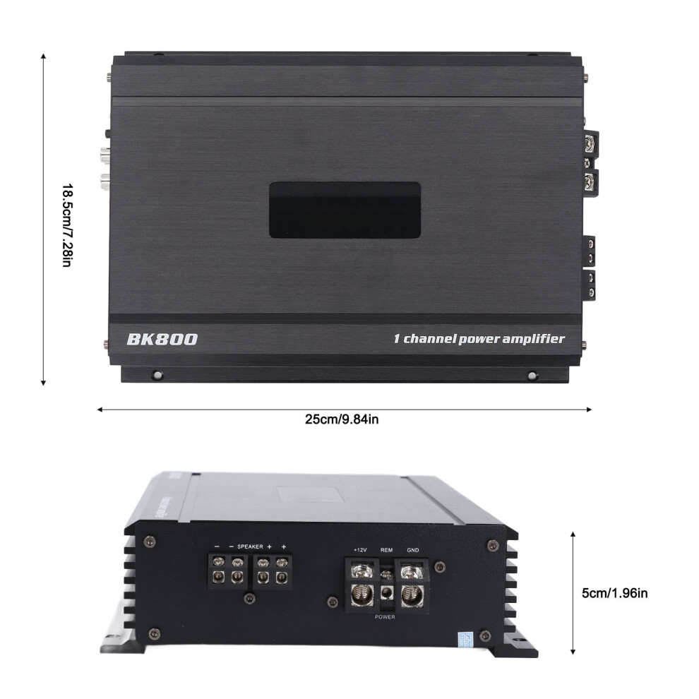 1500W Peak Car Stereo Subwoofer Amplifier 7790334448779