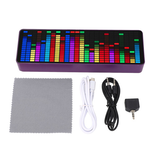 16x24 LED Rhythmikanalysator mit Uhr & Wecker aus ABS-Material 2