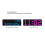 Visualizador de espectro de audio 384 LEDs 1624 segmentos sensor de voz función de reloj 5